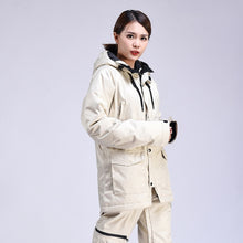 Load image into Gallery viewer, Women Ski Suit Windproof Waterproof Ski Jacket+Pants Female Skiing Snowboard Suits Women's Winter Sports Warm Breathable Ski Set
