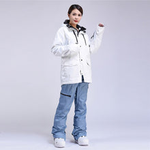 Load image into Gallery viewer, Women Ski Suit Windproof Waterproof Ski Jacket+Pants Female Skiing Snowboard Suits Women's Winter Sports Warm Breathable Ski Set
