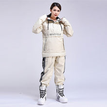 Load image into Gallery viewer, Women Ski Suit Breathable Warm Winter Sports Windproof Waterproof Jacket And Pants Women's Ski Hoodie Set Skiing Snowboard Suits
