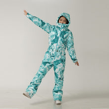 Load image into Gallery viewer, 2020 Winter Ski Jumpsuit Women Hooded Waterproof Overalls Ski Female Warm Outrdoor Woman Snowboard Suit One-Piece Skiing Clothes
