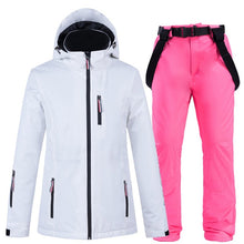 Load image into Gallery viewer, New Ski Suit Women Windproof Waterproof Breathable Warm Snowboard Jackets Pants High Quality Winter Ski Jacket Women Ski Set
