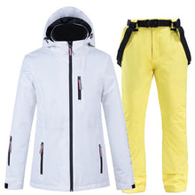 Load image into Gallery viewer, New Ski Suit Women Windproof Waterproof Breathable Warm Snowboard Jackets Pants High Quality Winter Ski Jacket Women Ski Set
