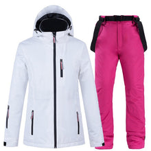 Load image into Gallery viewer, New Ski Suit Women Windproof Waterproof Breathable Warm Snowboard Jackets Pants High Quality Winter Ski Jacket Women Ski Set

