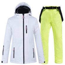 Load image into Gallery viewer, New Ski Suit Women Windproof Waterproof Breathable Warm Snowboard Jackets Pants High Quality Winter Ski Jacket Women Ski Set

