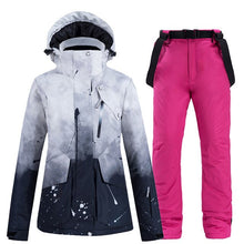 Load image into Gallery viewer, New Ski Suit Women Windproof Waterproof Breathable Warm Snowboard Jackets Pants High Quality Winter Ski Jacket Women Ski Set
