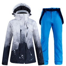 Load image into Gallery viewer, New Ski Suit Women Windproof Waterproof Breathable Warm Snowboard Jackets Pants High Quality Winter Ski Jacket Women Ski Set
