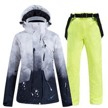 Load image into Gallery viewer, New Ski Suit Women Windproof Waterproof Breathable Warm Snowboard Jackets Pants High Quality Winter Ski Jacket Women Ski Set
