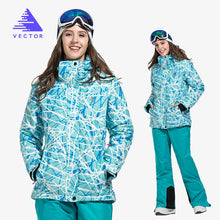 Load image into Gallery viewer, Thick Warm Ski Suit Women Waterproof Windproof Skiing and Snowboarding Jacket Pants Set Female Snow Costumes Outdoor Wear
