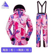 Load image into Gallery viewer, Thick Warm Ski Suit Women Waterproof Windproof Skiing and Snowboarding Jacket Pants Set Female Snow Costumes Outdoor Wear
