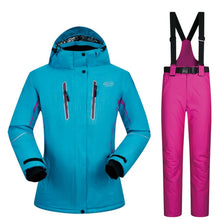 Load image into Gallery viewer, Ski Suit Women Winter New Windproof Breathable Waterproof Women Snow Jacket and Pants Sets Warm Clothes Sets Snowboarding Suit
