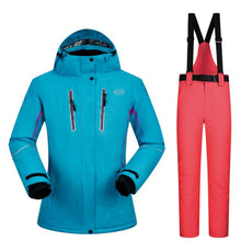 Load image into Gallery viewer, Ski Suit Women Winter New Windproof Breathable Waterproof Women Snow Jacket and Pants Sets Warm Clothes Sets Snowboarding Suit
