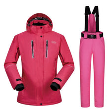 Load image into Gallery viewer, Ski Suit Women Winter 2020 New Sets Windproof Breathable Waterproof Women Snow Jacket and Pants Warm Clothes Set Snowboard Suits
