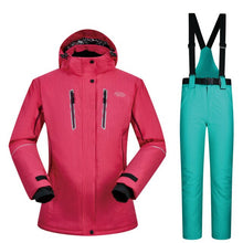 Load image into Gallery viewer, Ski Suit Women Winter 2020 New Sets Windproof Breathable Waterproof Women Snow Jacket and Pants Warm Clothes Set Snowboard Suits
