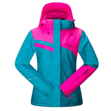 Load image into Gallery viewer, Women Ski Suit Warm Windproof Waterproof Hooded Snow Jacket + Pants Female Winter Outdoor Snowboard Snowmobile Snow Suit
