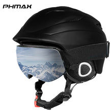 Load image into Gallery viewer, PHMAX Ski Helmet Ultralight Winter Warm Fleece Men Women Skiing Helmet Outdoor Sports Safety Helmet Snowboard Skateboard Helmet
